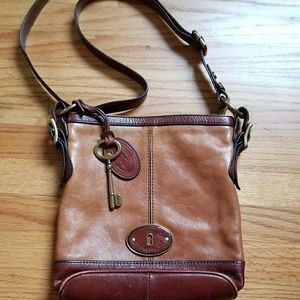Crossbody leather bag